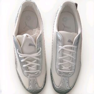 Puma Golf Shoes 9.5 New w/Box Women White Silver Cat 185343 02 no Tags Attached